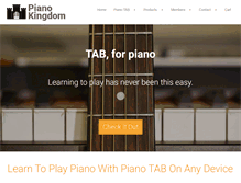 Tablet Screenshot of pianokingdom.com